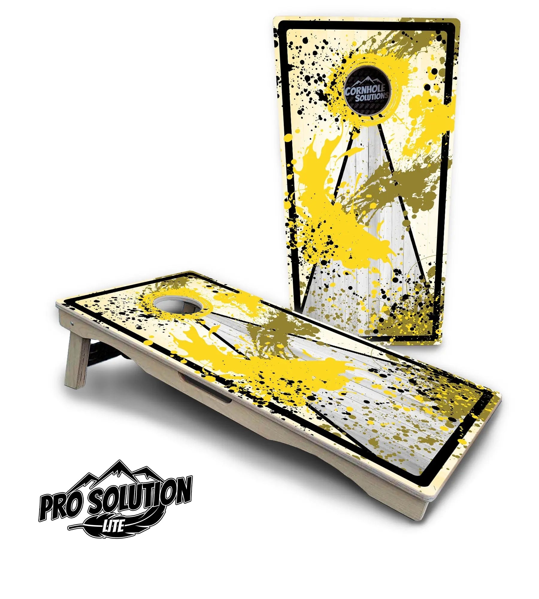 Paint Splatter Cornhole Boards - Pro Solution Lite Series Cornhole Solutions