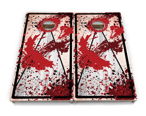 Paint Splatter Cornhole Boards - Professional Tournament Series by Cornhole Solutions, custom cornhole board detail photo 8