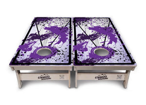 Paint Splatter Cornhole Boards - Professional Tournament Series by Cornhole Solutions, custom cornhole board detail photo 21