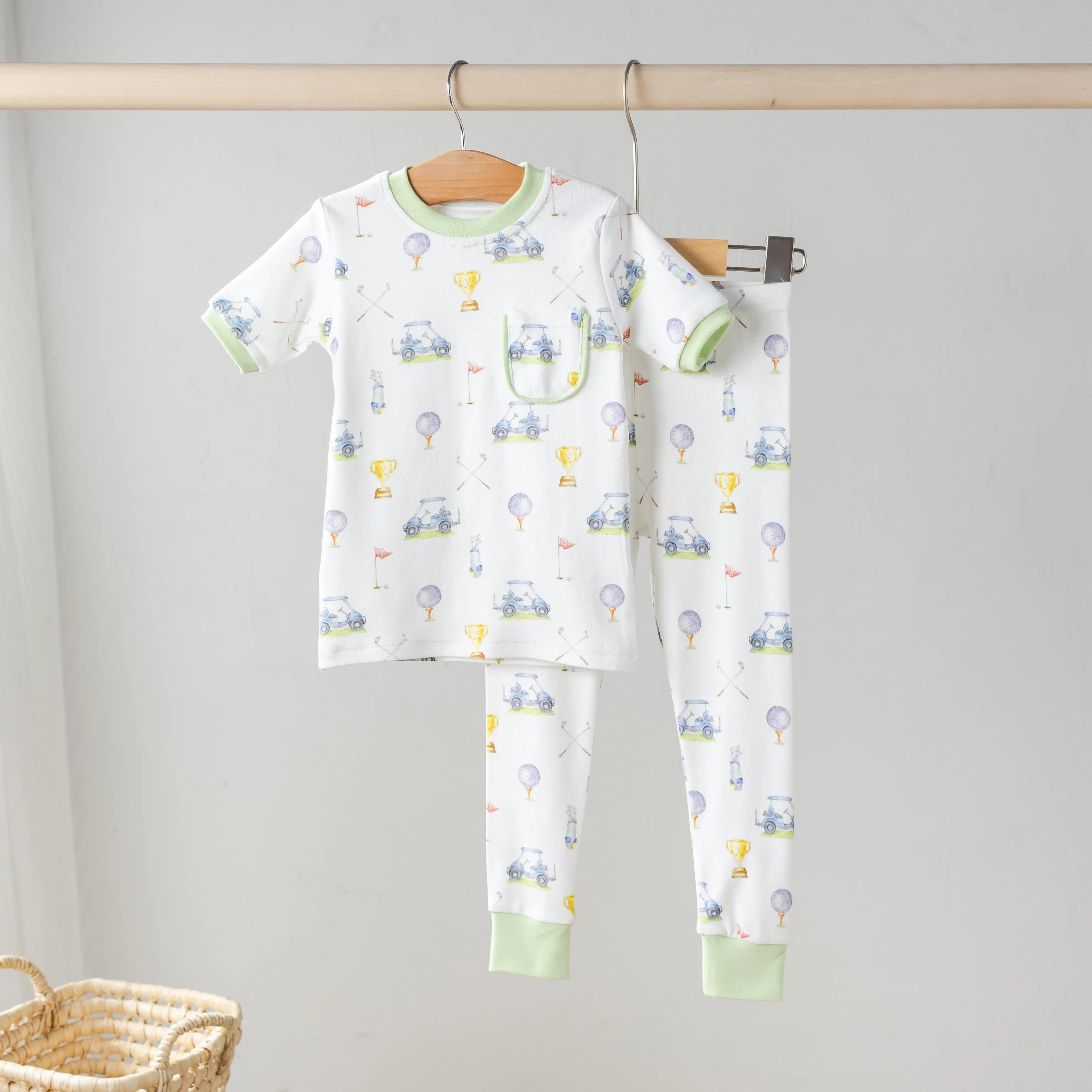 Pajama Masters Organic Cotton Pajama Set by Nola Tawk, Southern food gift main product photo