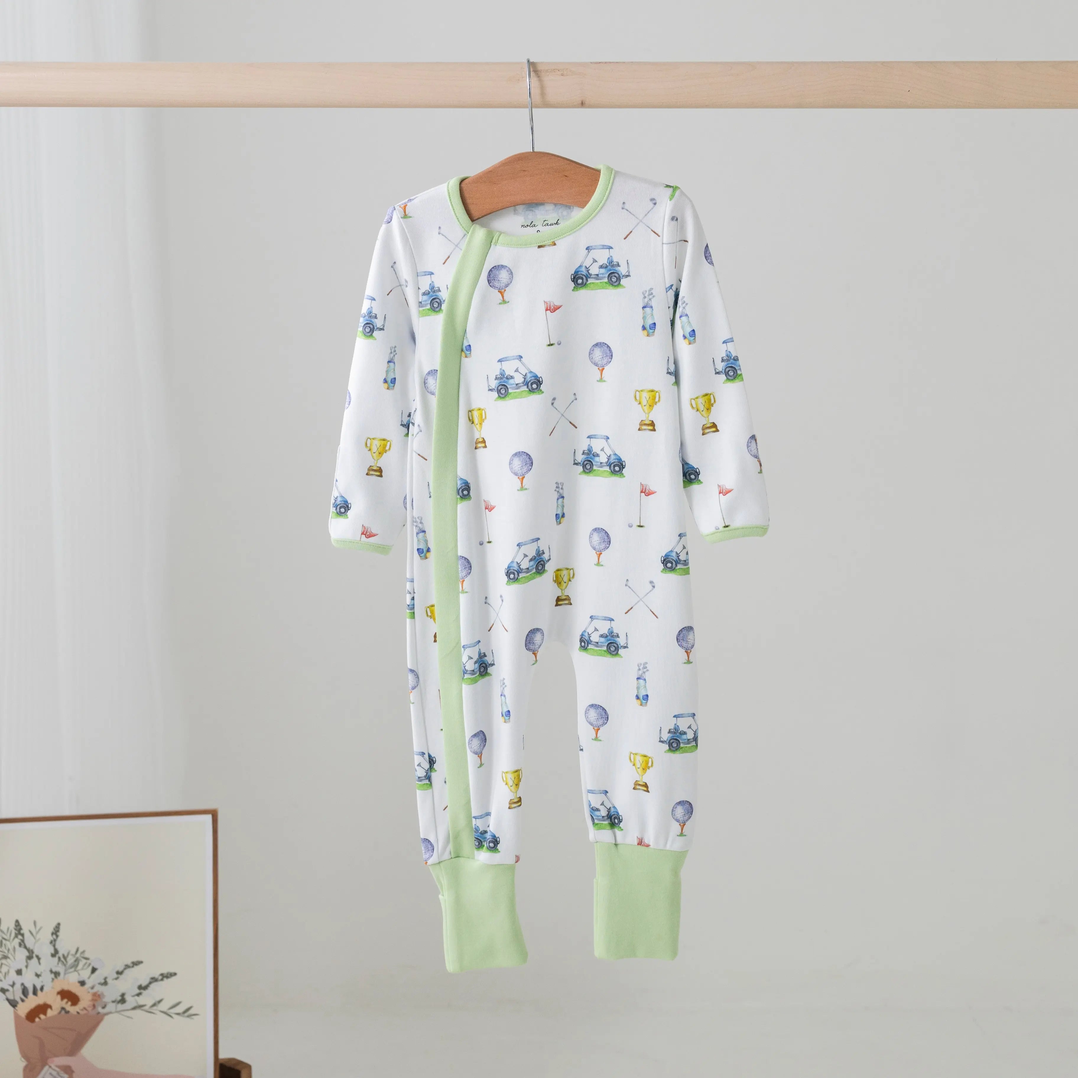 Pajama Masters Organic Cotton Pajama Set by Nola Tawk, Southern food gift detail photo 2