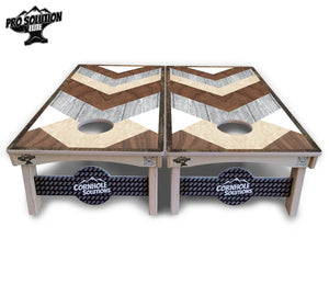 Pallet Wood Cornhole Board - Pro Solution Elite Series Cornhole Solutions