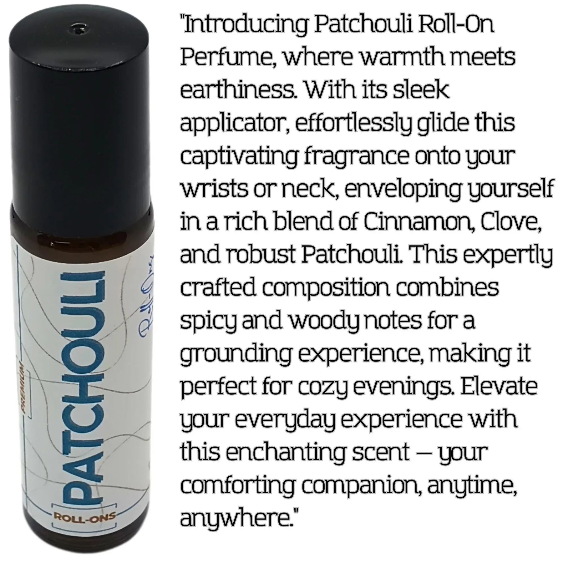 Patchouli Roll-On Oil | ResilScents™ by ResilScents, scented candle detail photo 3
