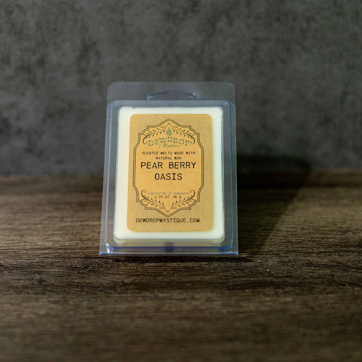 Pear Berry Oasis Wax Melt by Dewdrop Mystique, wax melt