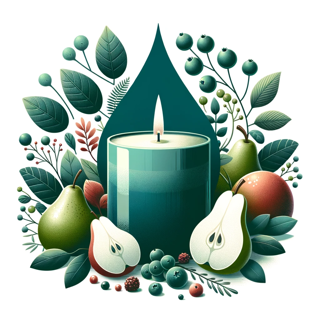 Pear Berry Oasis Wax Melt by Dewdrop Mystique, view 2