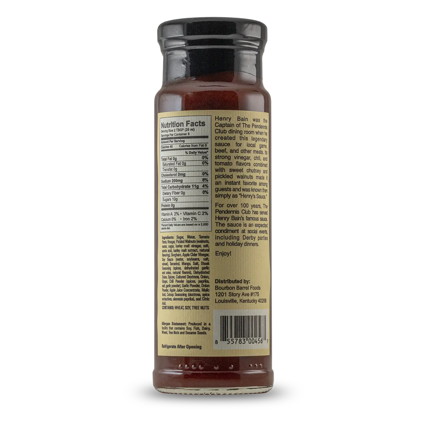 Pendennis Club The Original Henry Bain’s Sauce by Bourbon Barrel Foods, Southern food gift detail photo 6