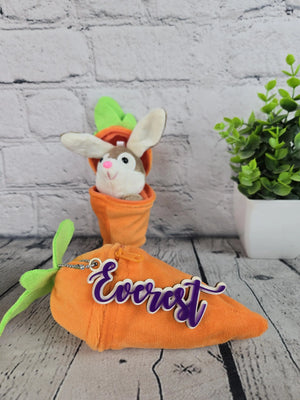 Personalized Bunny Rabbit Key Chain EverLee Creations