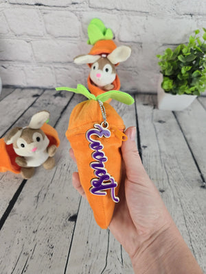 Personalized Bunny Rabbit Key Chain EverLee Creations