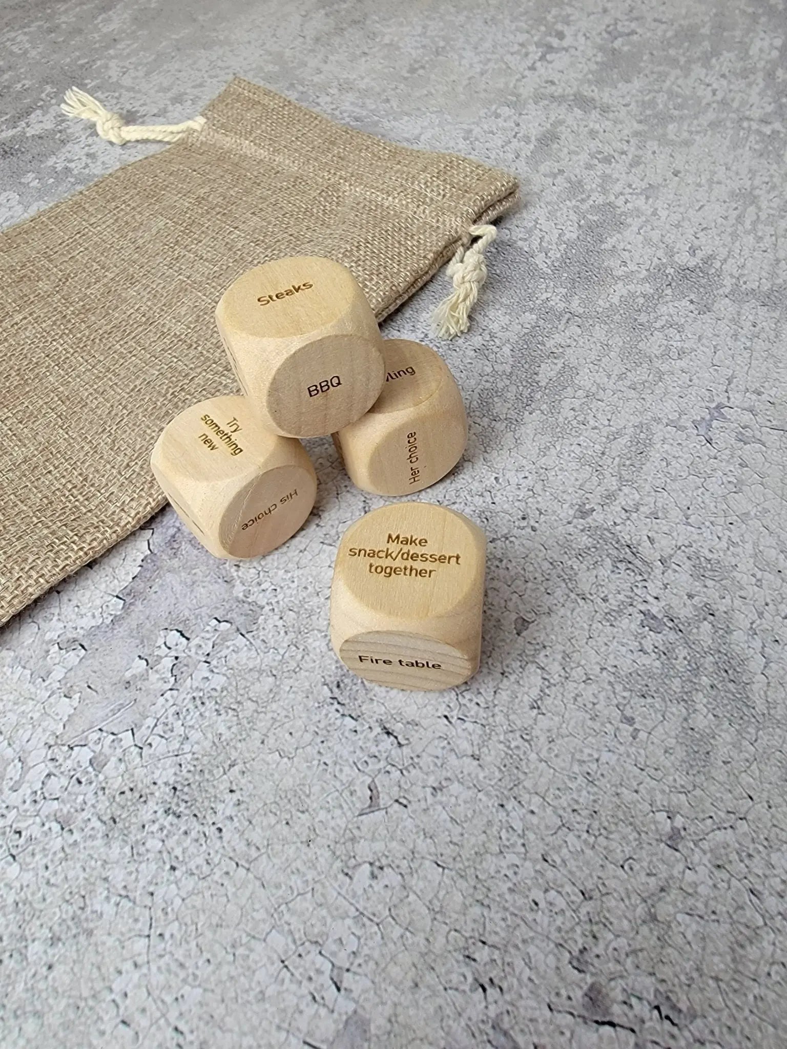 Personalized Couples Date Decision Dice EverLee Creations