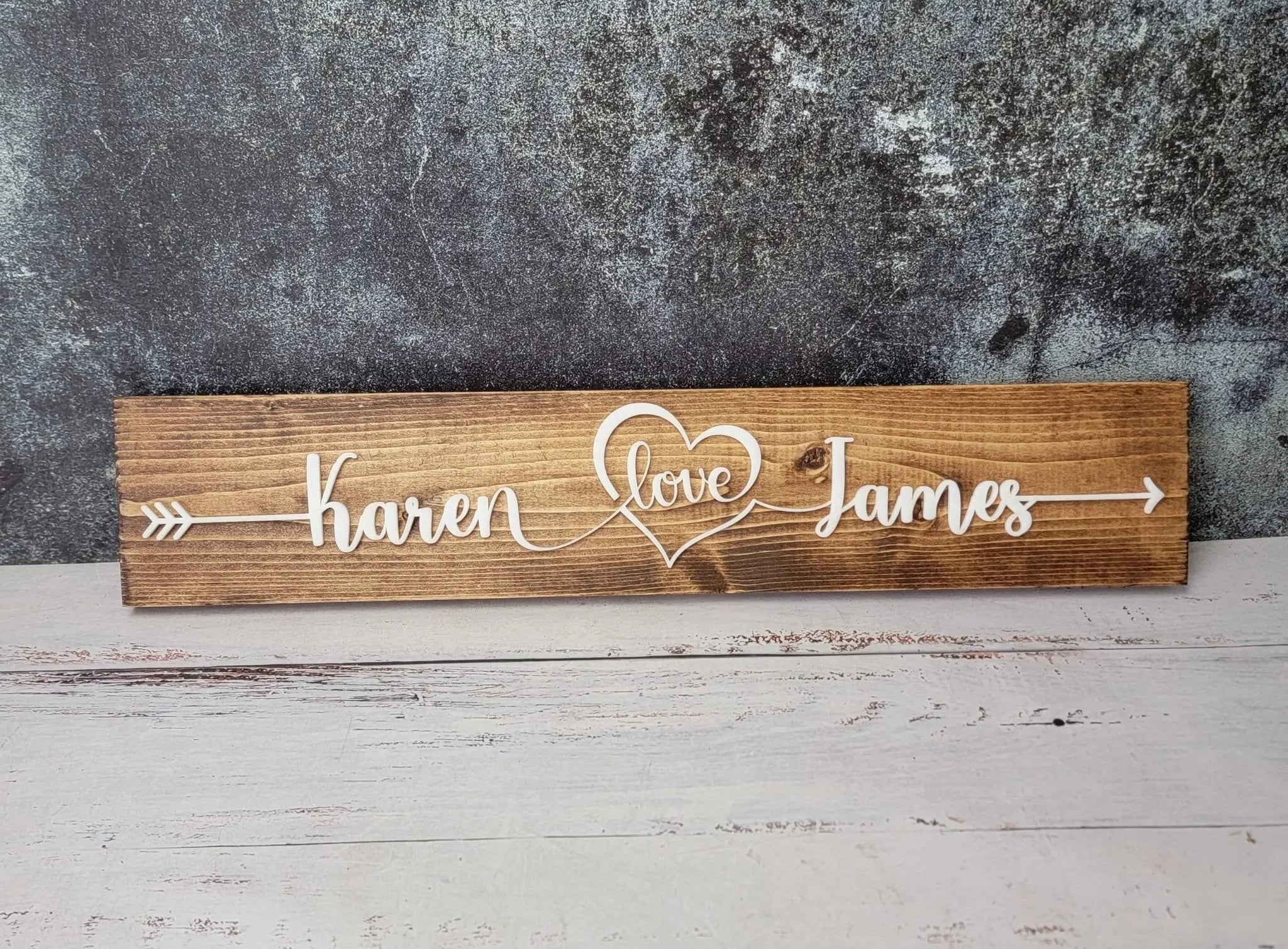 Personalized Couples Name Pallet Sign EverLee Creations