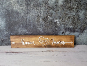 Personalized Couples Name Pallet Sign by EverLee Creations, Southern home decor detail photo 2