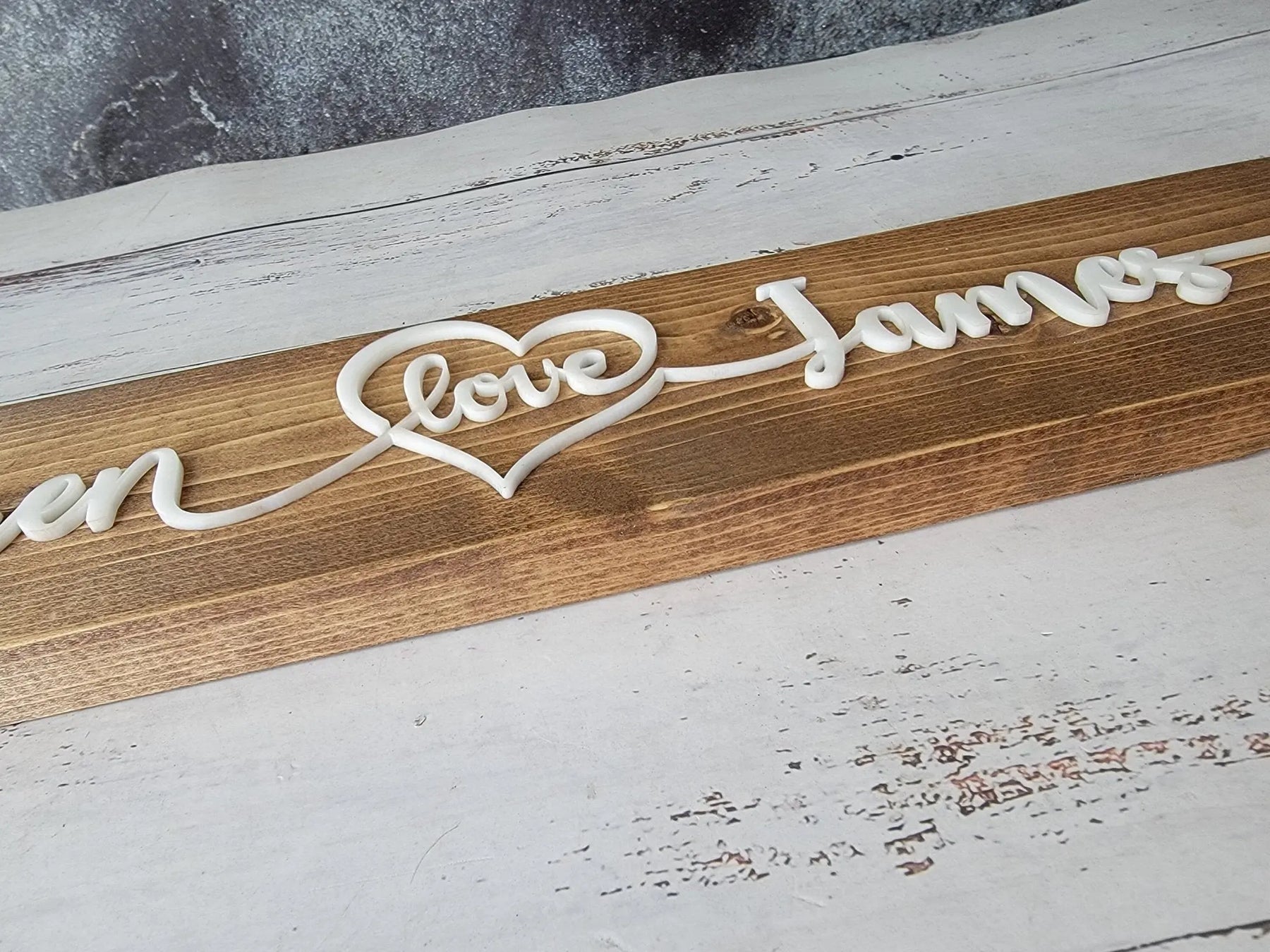 Personalized Couples Name Pallet Sign by EverLee Creations, Southern home decor detail photo 3