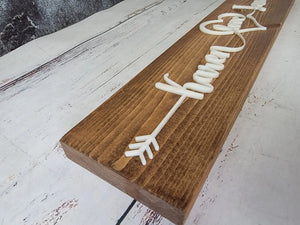 Personalized Couples Name Pallet Sign by EverLee Creations, Southern home decor detail photo 4