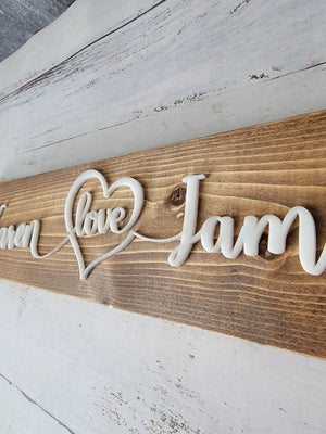 Personalized Couples Name Pallet Sign by EverLee Creations, Southern home decor detail photo 6