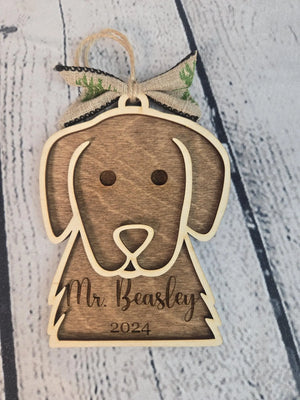 Personalized Pet Ornament EverLee Creations