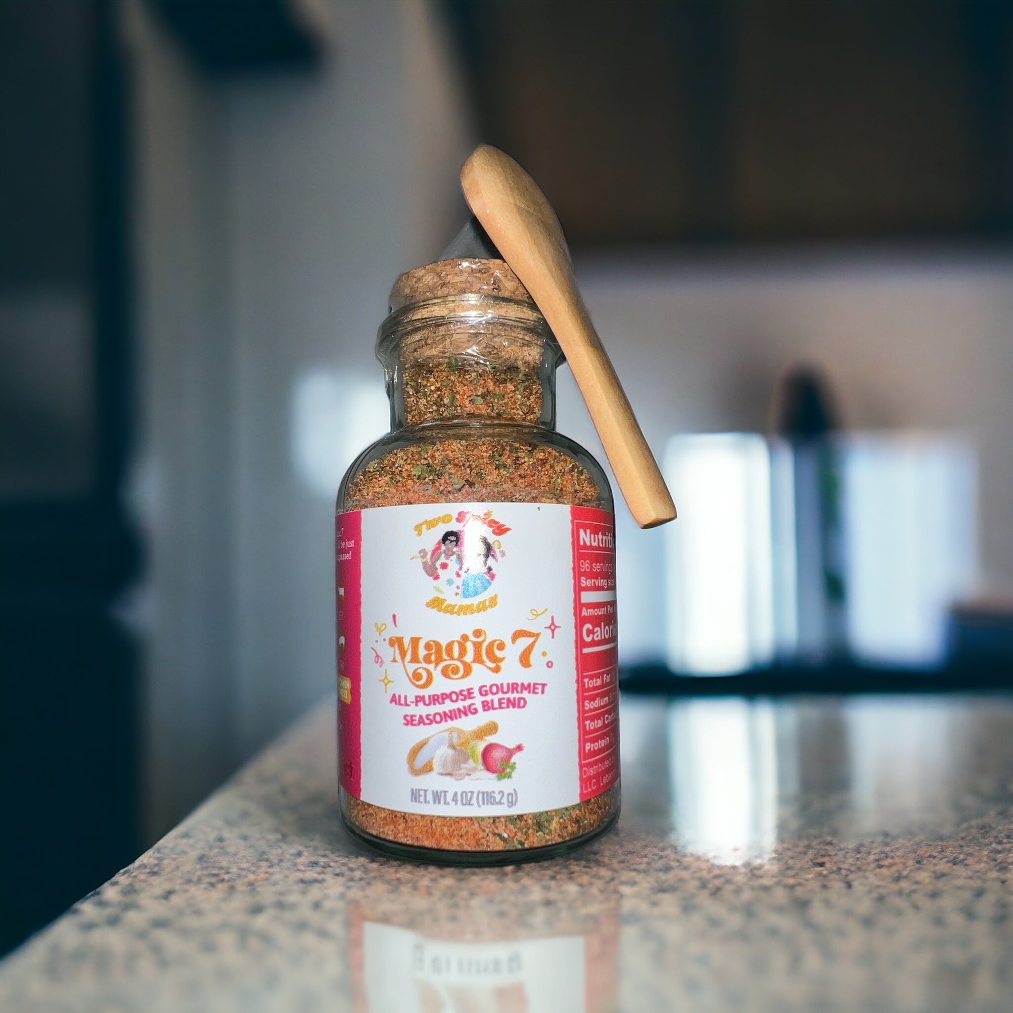 Magic 7 All-Purpose Gourmet Seasoning Two Spicy Mamas