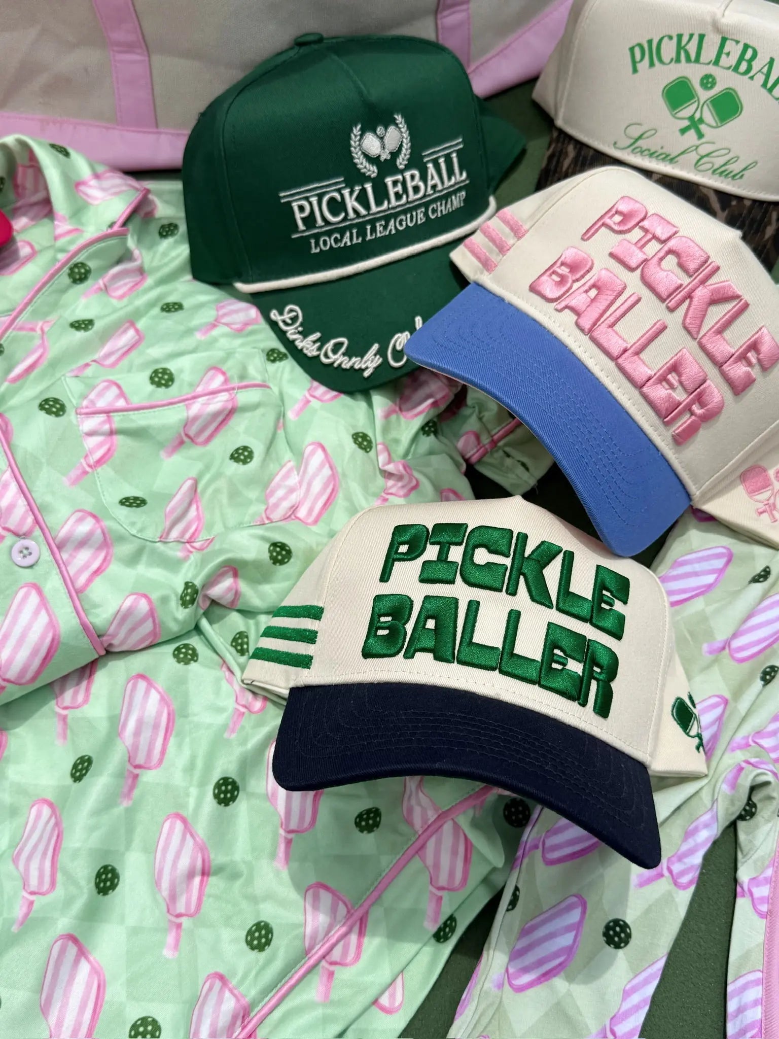 Pickleball - Short Pajama Set KenzKustomz