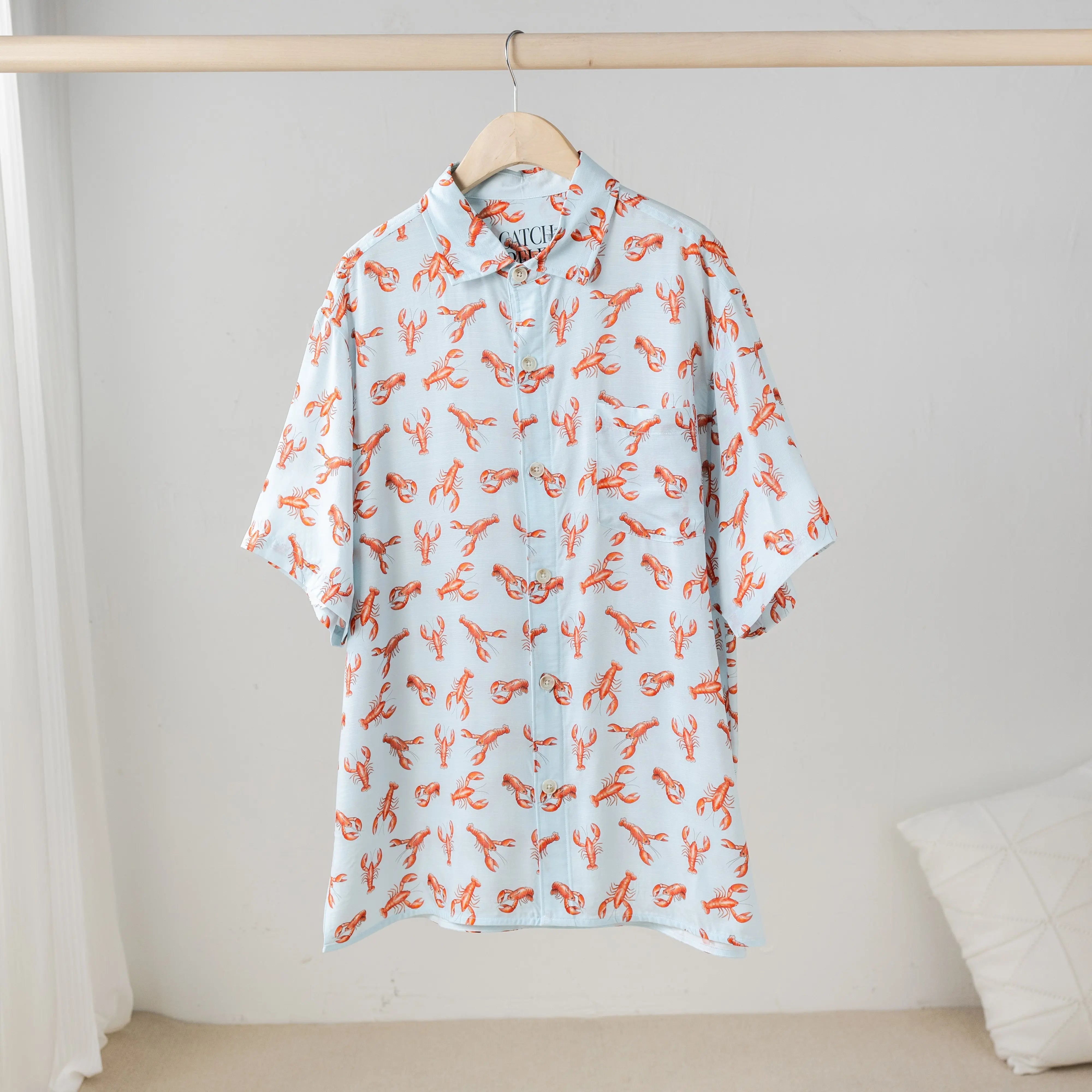 Pinch & Peel Crawfish Boil Men's Festival Shirt by Nola Tawk, Southern lifestyle apparel main product photo