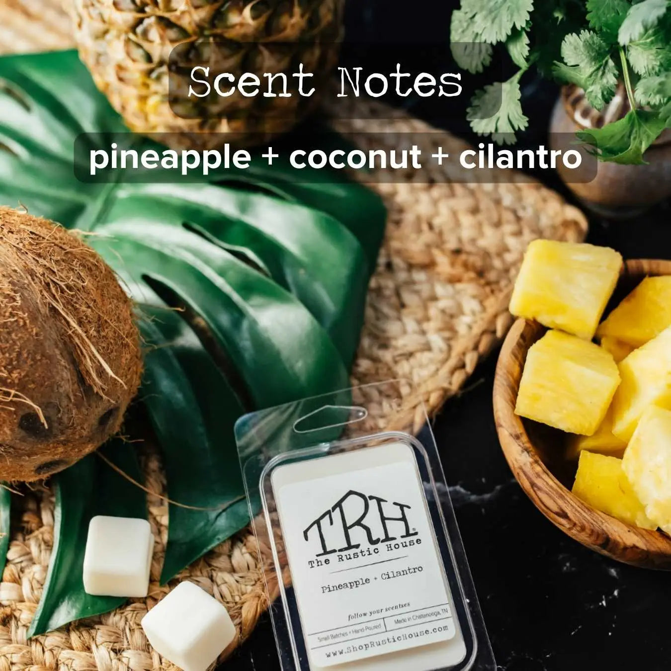 Pineapple + Cilantro Wax Melt The Rustic House