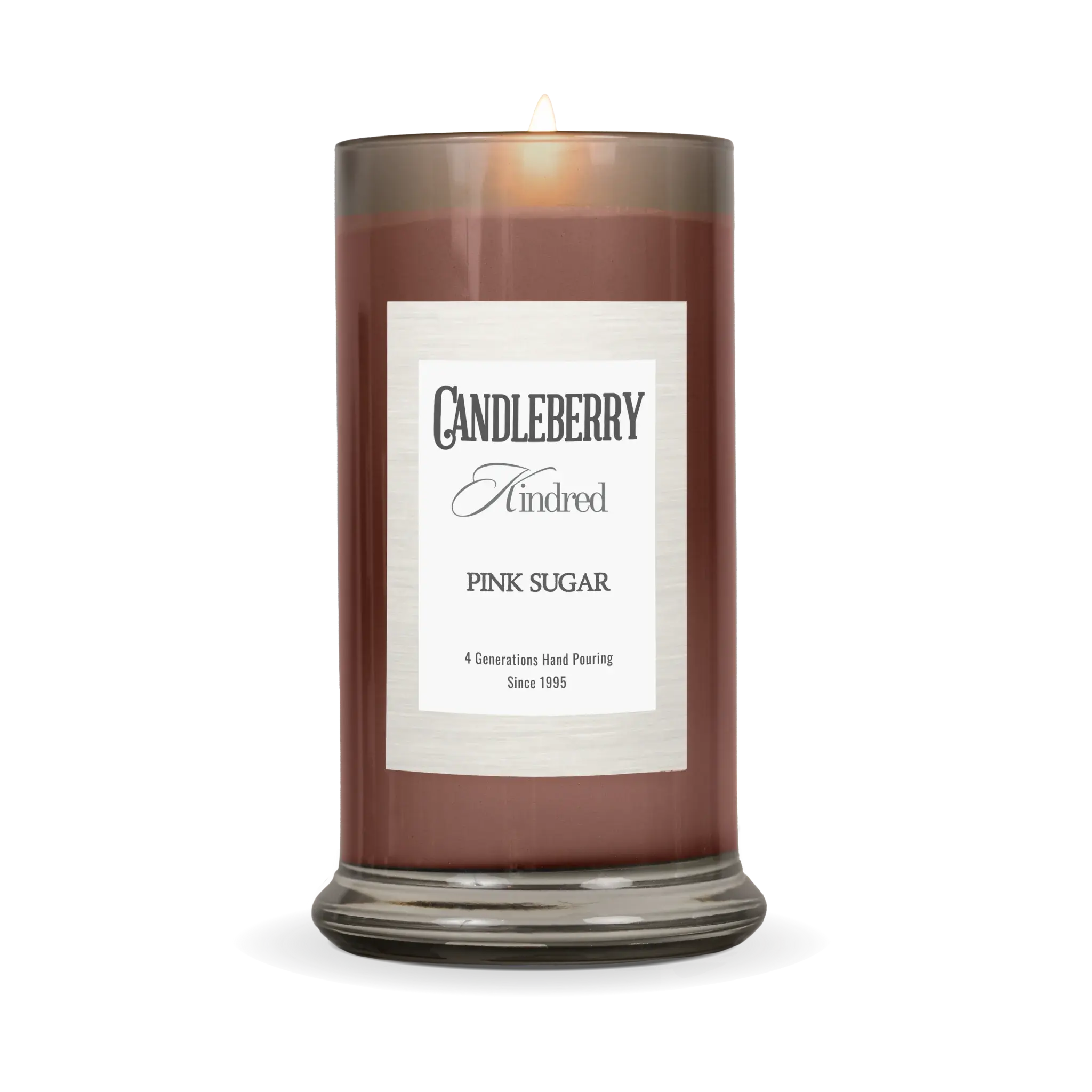 Pink Sugar™, Kindred, Large Jar Candle (Collective) by The Candleberry® Candle Company, scented candle detail photo 2