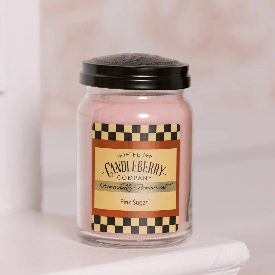 Pink Sugar™, Large Jar Candle (Collective) The Candleberry® Candle Company