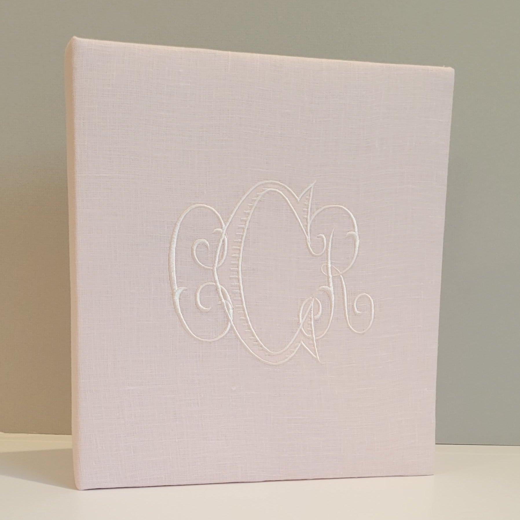 Baby Memory Book - Pink Linen (NO Bow) by AP Creations in Tuscaloosa, paper gift main product photo