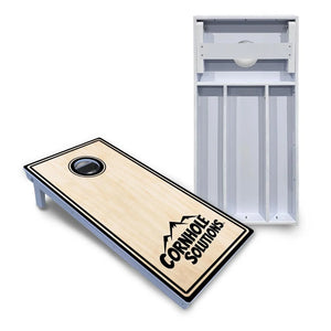 Pinstripe CS Logo Cornhole Boards - All Weather Series Cornhole Solutions