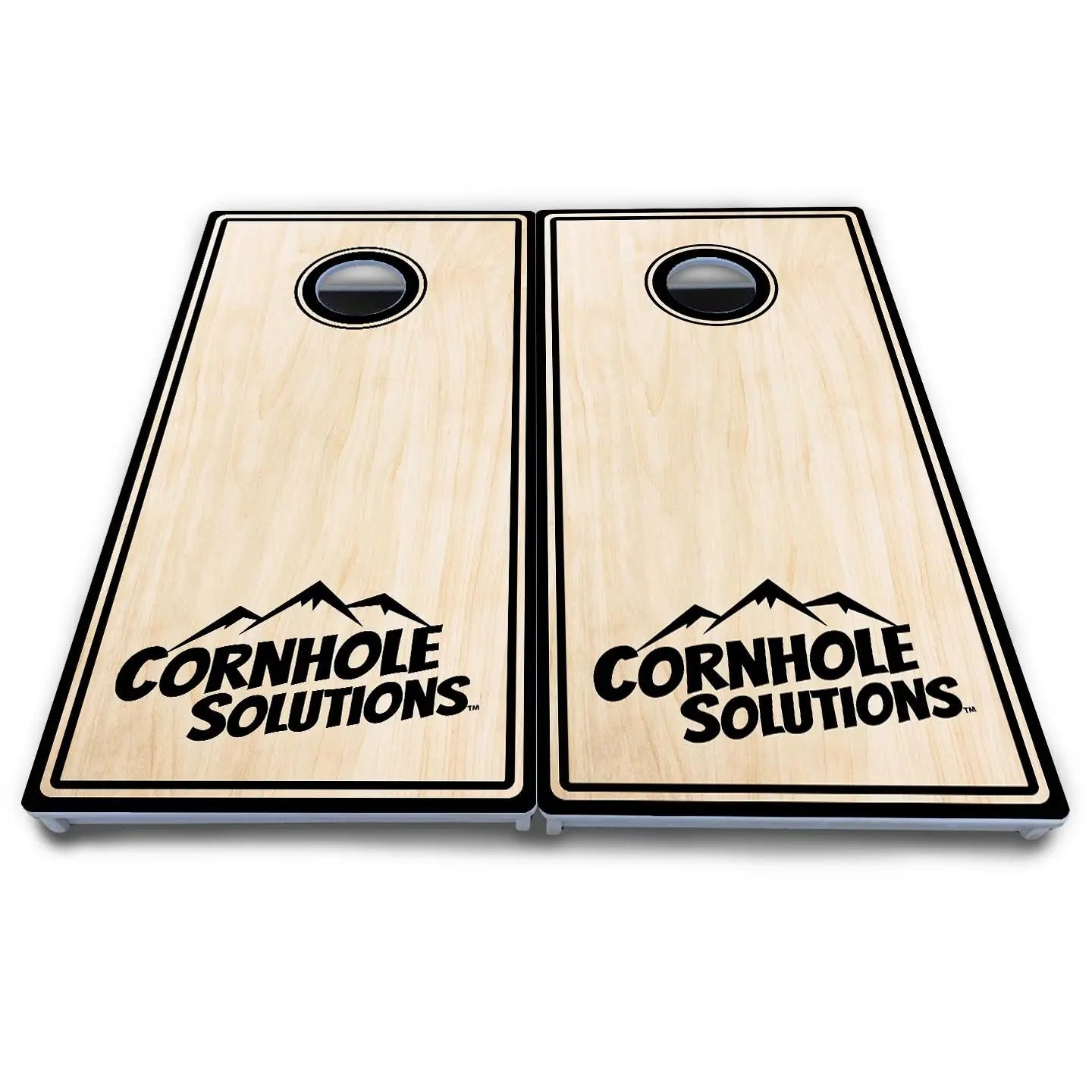 Pinstripe CS Logo Cornhole Boards - All Weather Series Cornhole Solutions