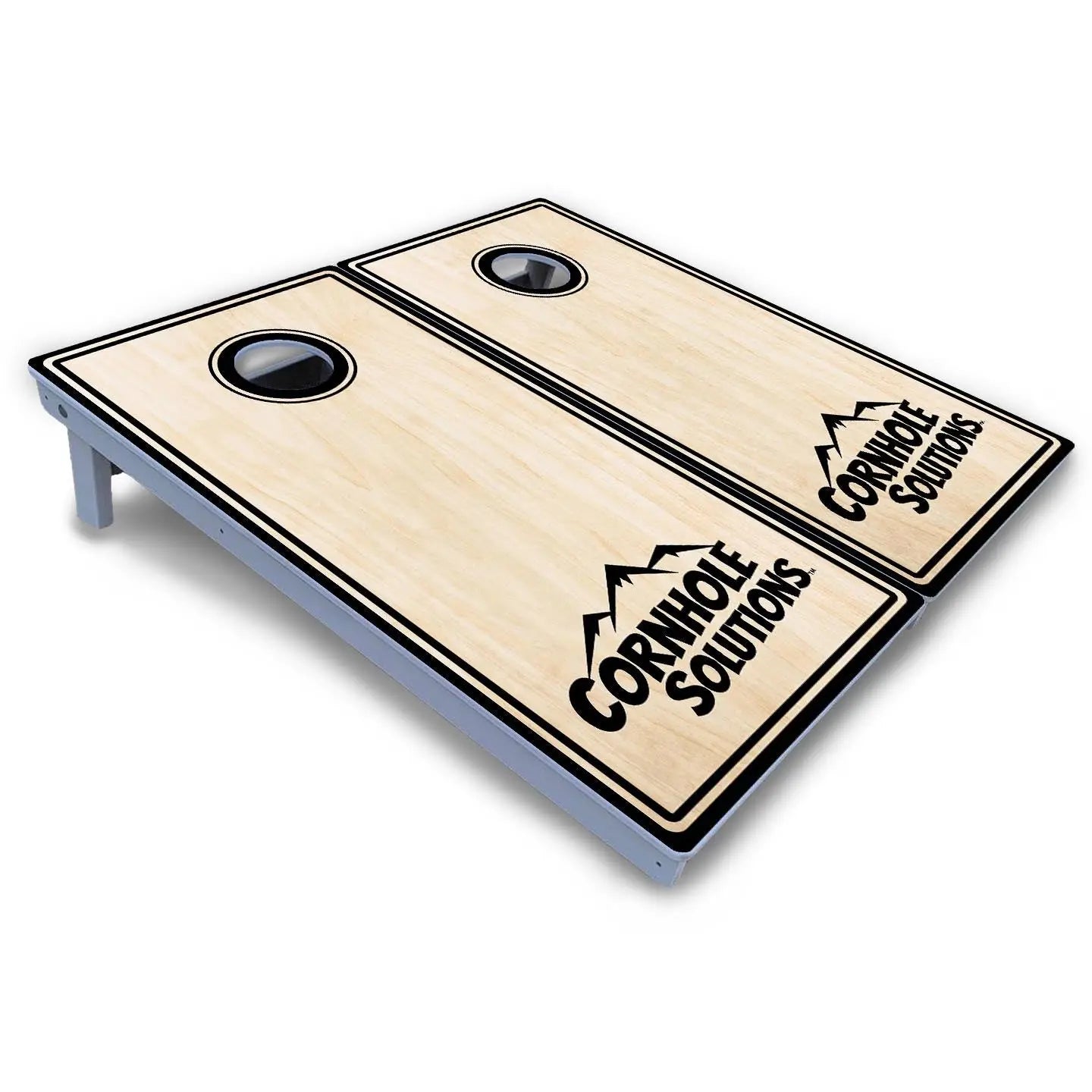 Pinstripe CS Logo Cornhole Boards - All Weather Series Cornhole Solutions