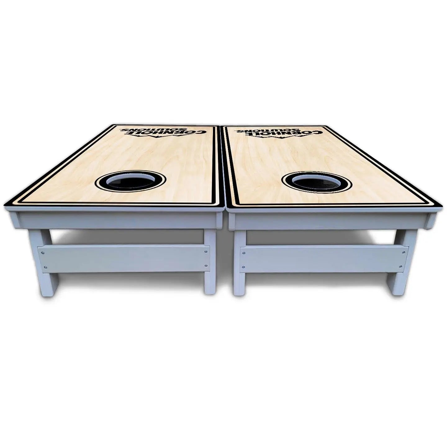 Pinstripe CS Logo Cornhole Boards - All Weather Series Cornhole Solutions