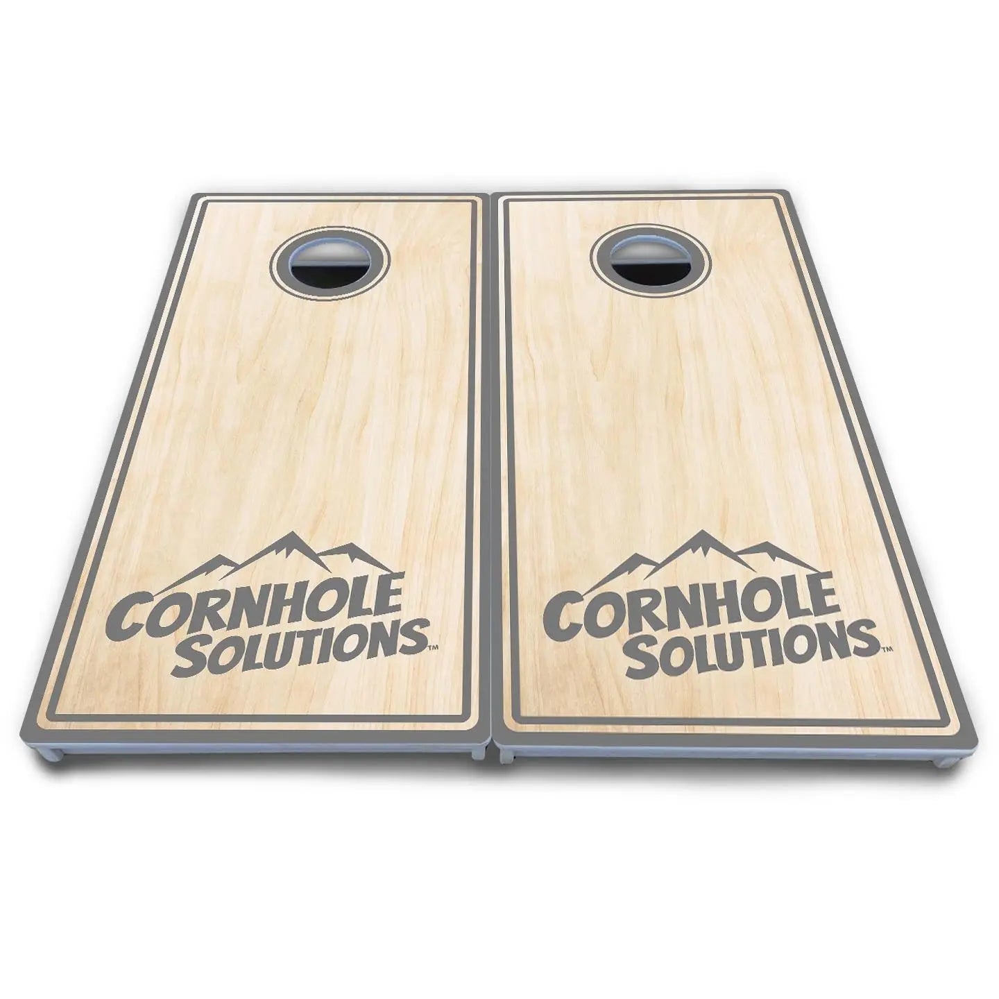 Pinstripe CS Logo Cornhole Boards - All Weather Series Cornhole Solutions