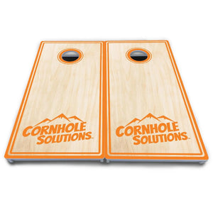 Pinstripe CS Logo Cornhole Boards - All Weather Series Cornhole Solutions