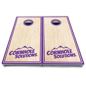 Pinstripe CS Logo Cornhole Boards - All Weather Series Cornhole Solutions