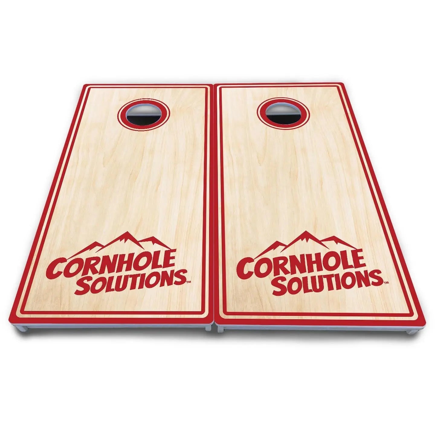 Pinstripe CS Logo Cornhole Boards - All Weather Series Cornhole Solutions
