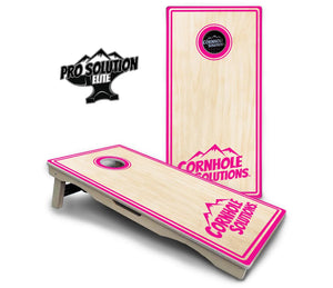 Pinstripe CS Logo Cornhole Boards - Pro Solution Elite Series by Cornhole Solutions, custom cornhole board detail photo 15