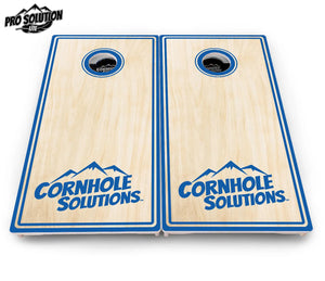 Pinstripe CS Logo Cornhole Boards - Pro Solution Lite Series Cornhole Solutions