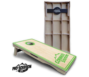 Pinstripe CS Logo Cornhole Boards - Pro Solution Lite Series Cornhole Solutions