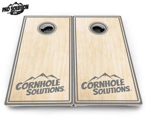 Pinstripe CS Logo Cornhole Boards - Pro Solution Lite Series Cornhole Solutions