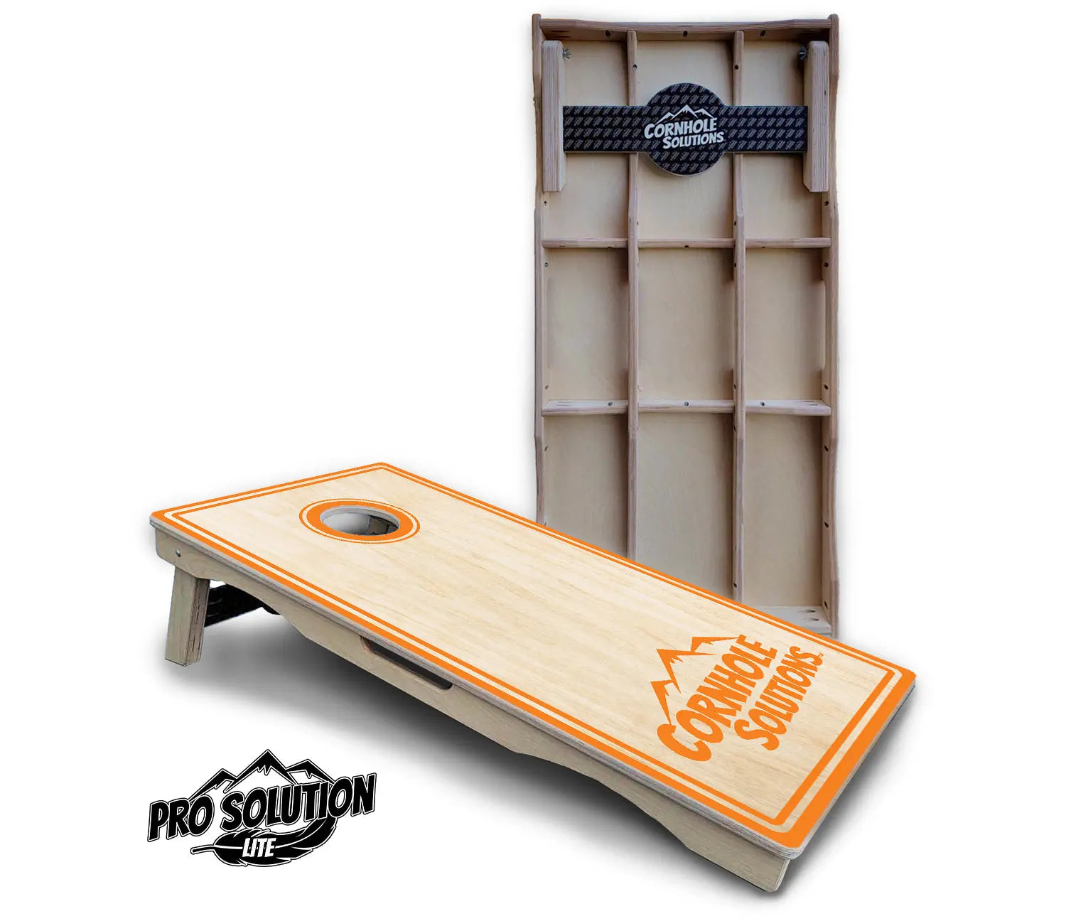 Pinstripe CS Logo Cornhole Boards - Pro Solution Lite Series Cornhole Solutions