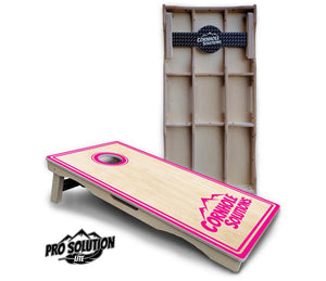 Pinstripe CS Logo Cornhole Boards - Pro Solution Lite Series Cornhole Solutions