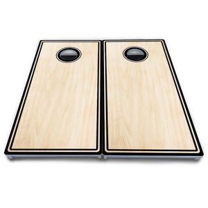 Pinstripe Cornhole Boards - All Weather Series by Cornhole Solutions, custom cornhole board detail photo 3