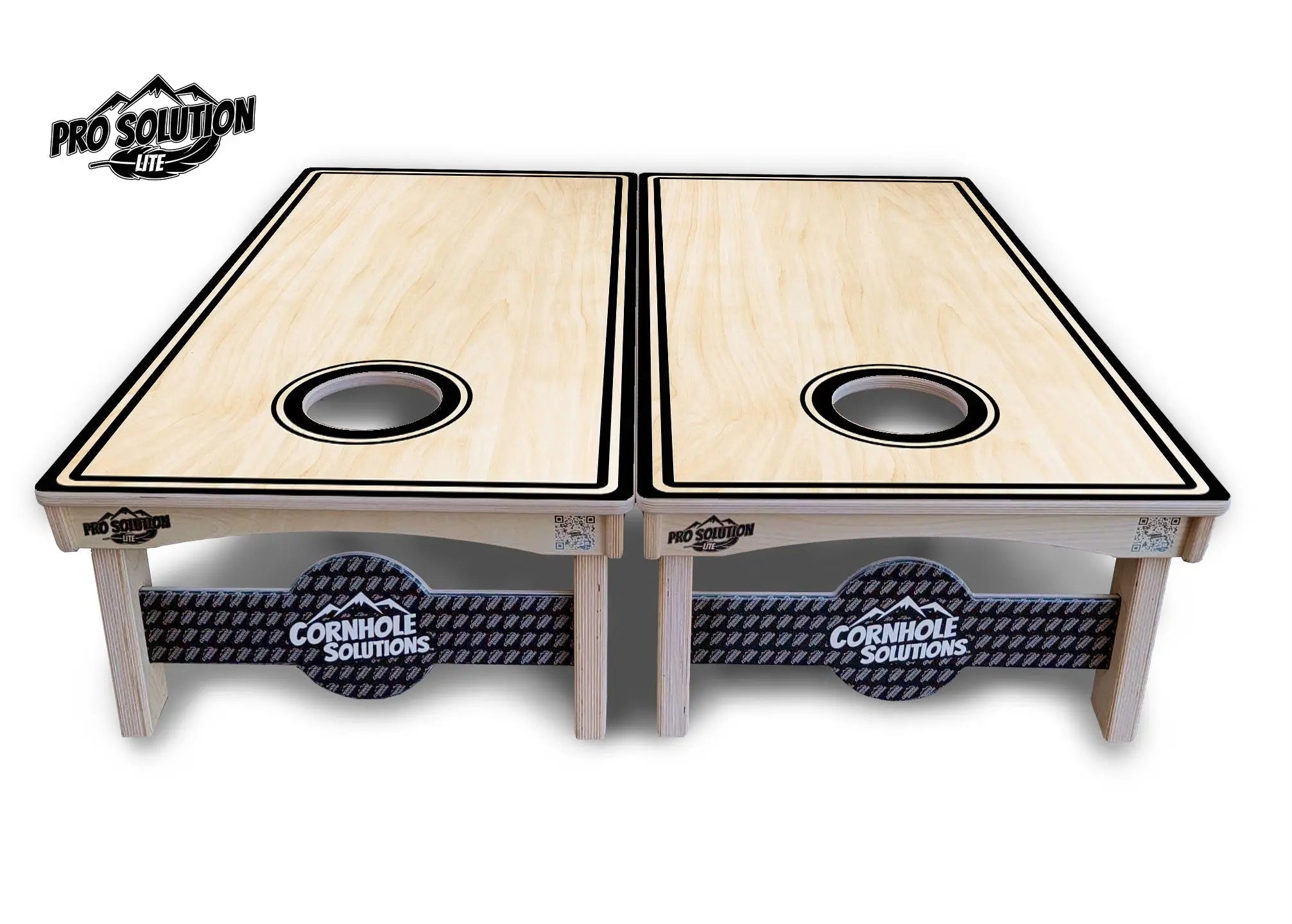 Pinstripe Cornhole Boards - Pro Solution Lite Series by Cornhole Solutions, custom cornhole board detail photo 2