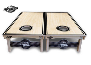 Pinstripe Cornhole Boards - Pro Solution Lite Series by Cornhole Solutions, custom cornhole board detail photo 2