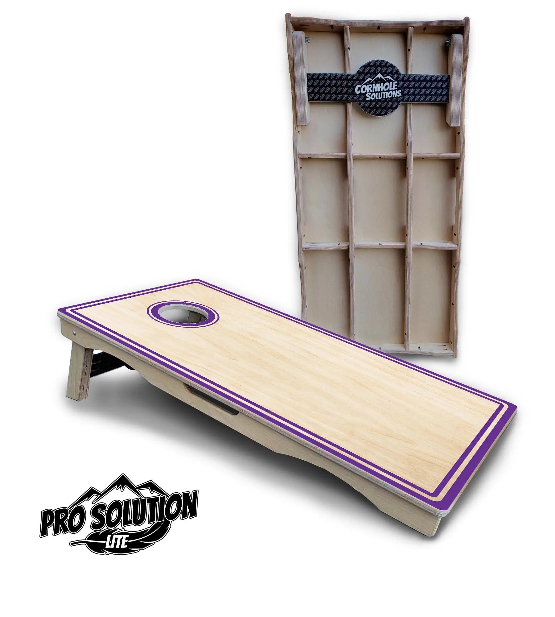 Pinstripe Cornhole Boards - Pro Solution Lite Series by Cornhole Solutions, custom cornhole board detail photo 33