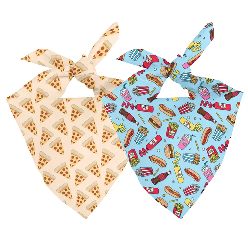 Pizza & Food Dog Bandana by Dog Bandana Co., pet accessory main product photo