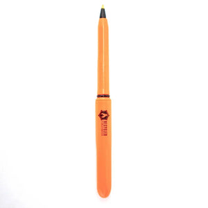 Orange Pokka Pen with brand logo