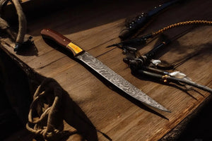 Premium Damascus Fillet Knife – 12.5" Handmade Precision Damascus Knife Store