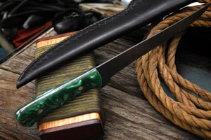 Premium Damascus Fillet Knife – 12.8" Handmade Precision by Damascus Knife Store, Damascus knife detail photo 4