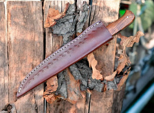 Premium Damascus Fillet Knife – 7.6" Blade, Rosewood Handle Damascus Knife Store
