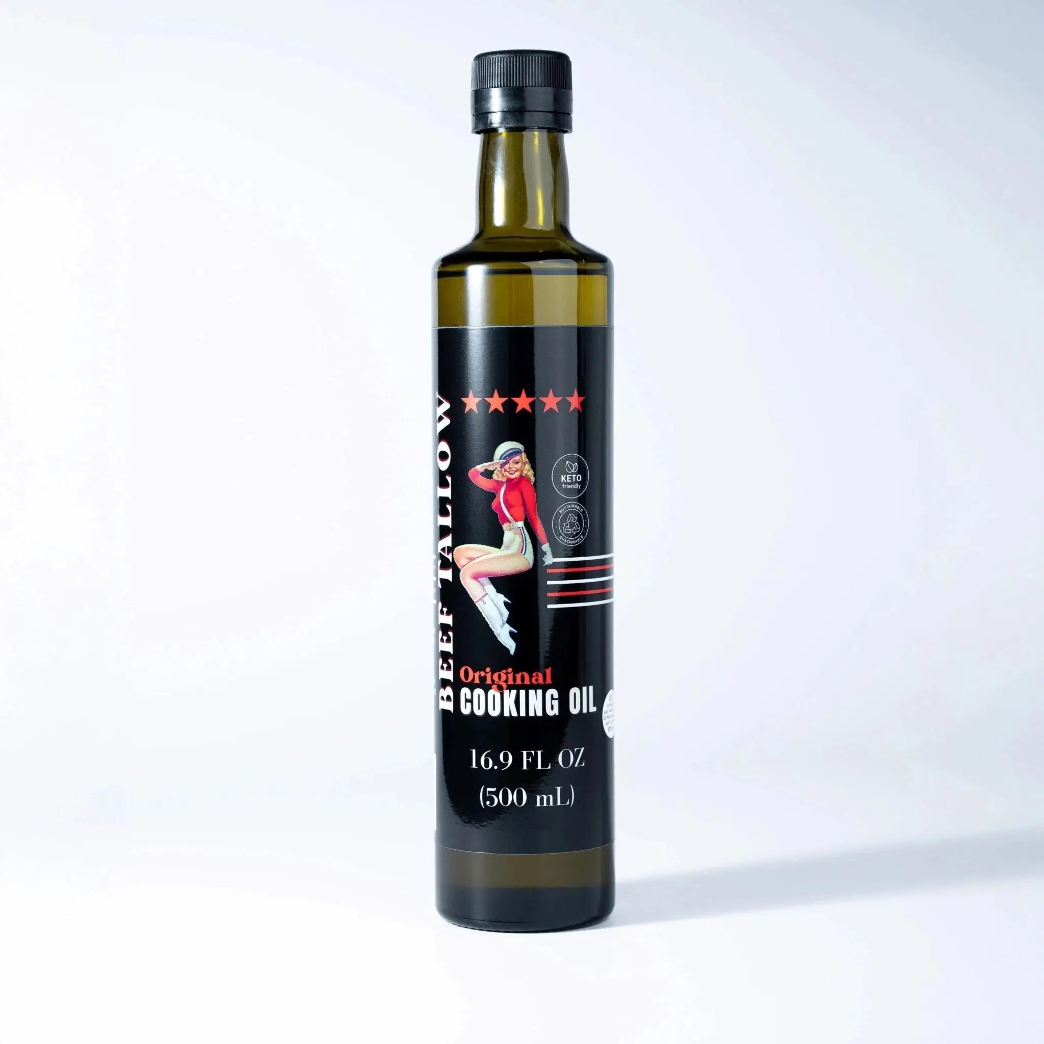 Premium Grass-Fed Beef Tallow Cooking Oil - Restaurant-Proven | Choose Your Flavor The Lady May